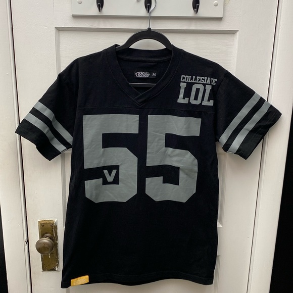 League of Legends Official Black and Yellow Collegiate Jersey Shirt - Picture 2 of 7